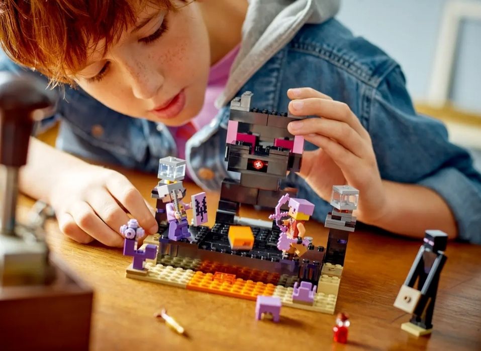 НОВИЙ лего Майнкрафт 21242 Арена Краю ендермен lego Minecraft