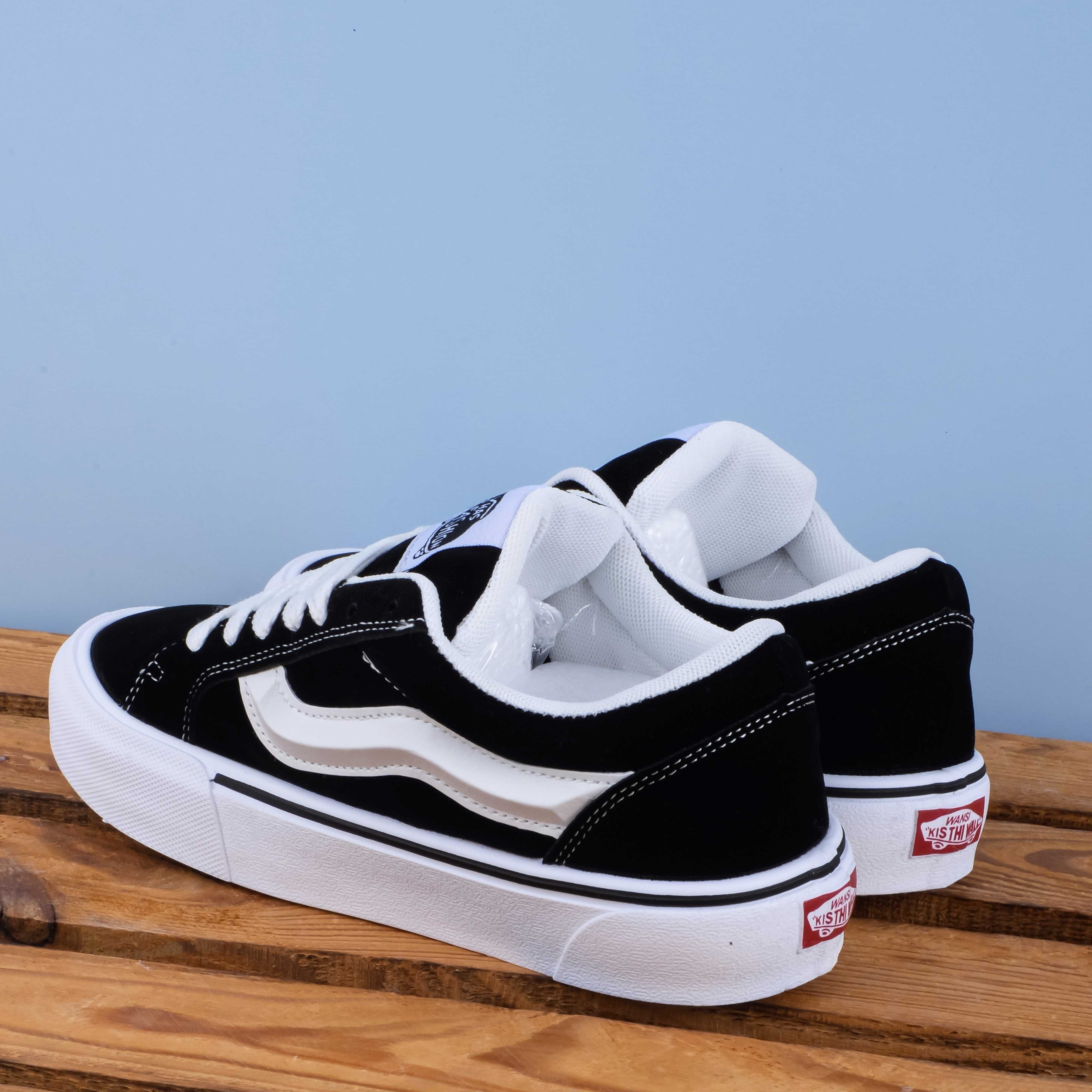 (1856) Кеди у стилі Vans Knu Skool Imran Potato чорні (37-45)