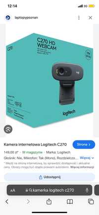 Kamerka internetowa Logitech HD WebCam C270