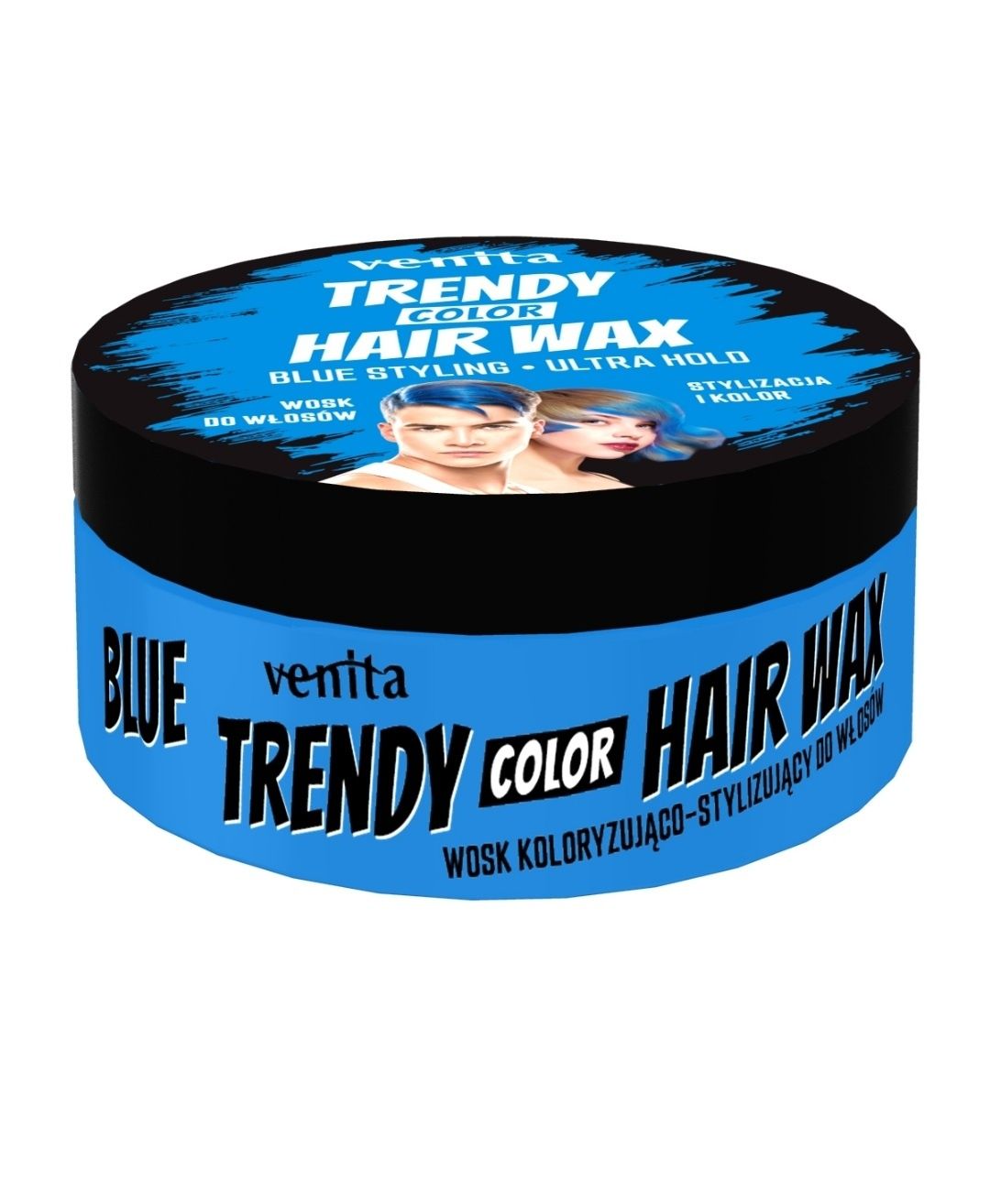 Venita Trendy Wosk koloryzujący Niebieski color wax