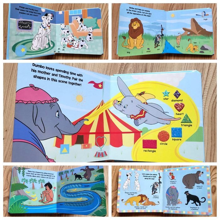 Disney Animal Friends książeczka sensoryczna po angielsku