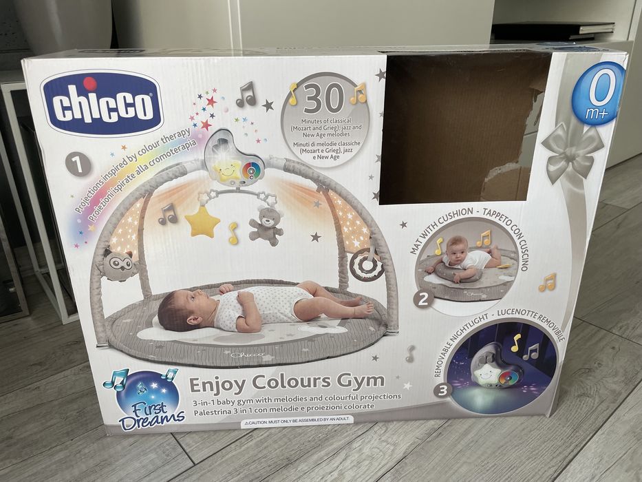 Chicco mata dla niemowlaka 3w1 projektor