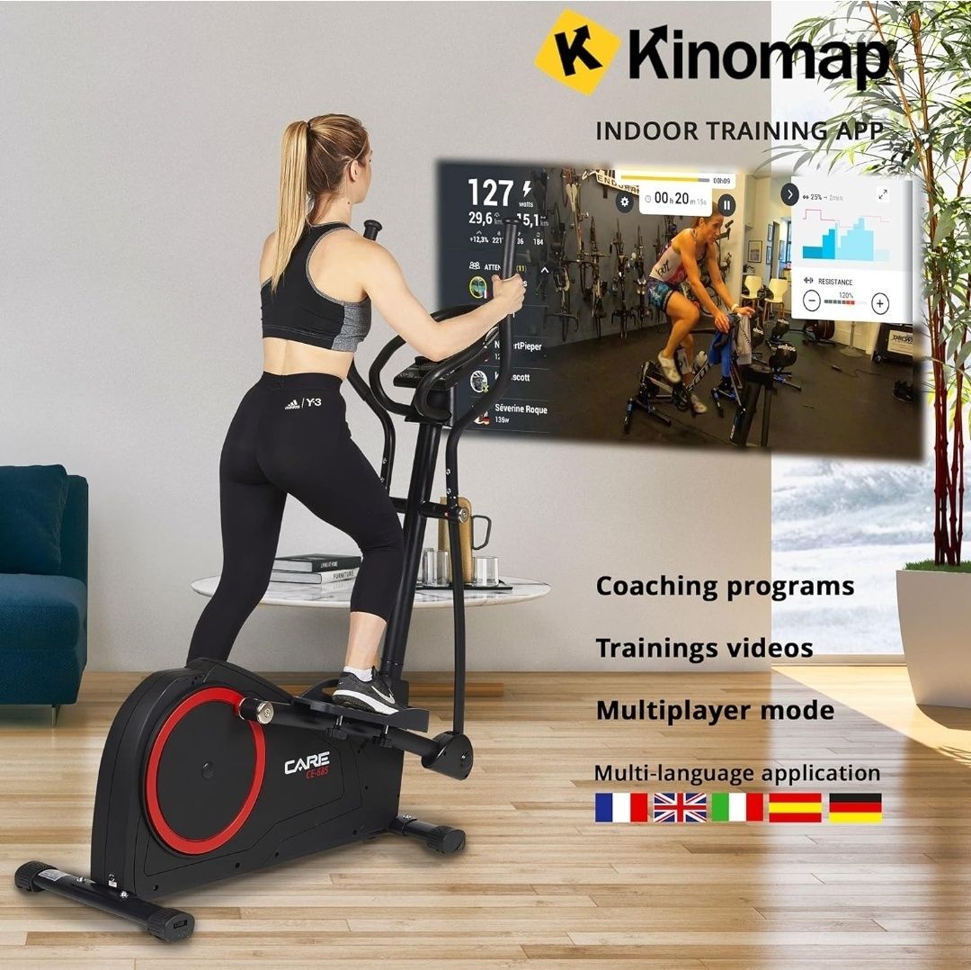 CARE FITNESS - Orbitrek CE-685 - Orbitrek z 24 programami treningowymi