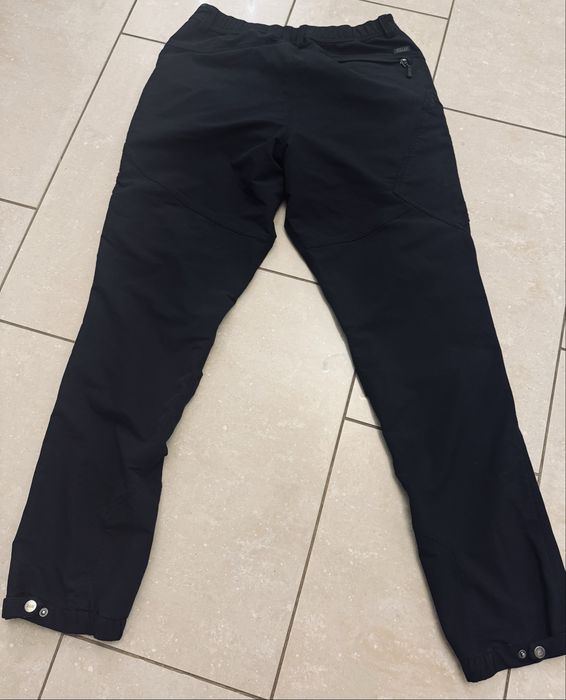 South West softshell trekkingowe M/L sportowe spodnie czarne męskie