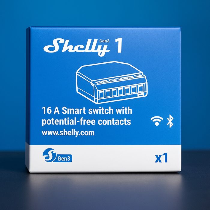 Shelly 1 Gen3 - NOVO
