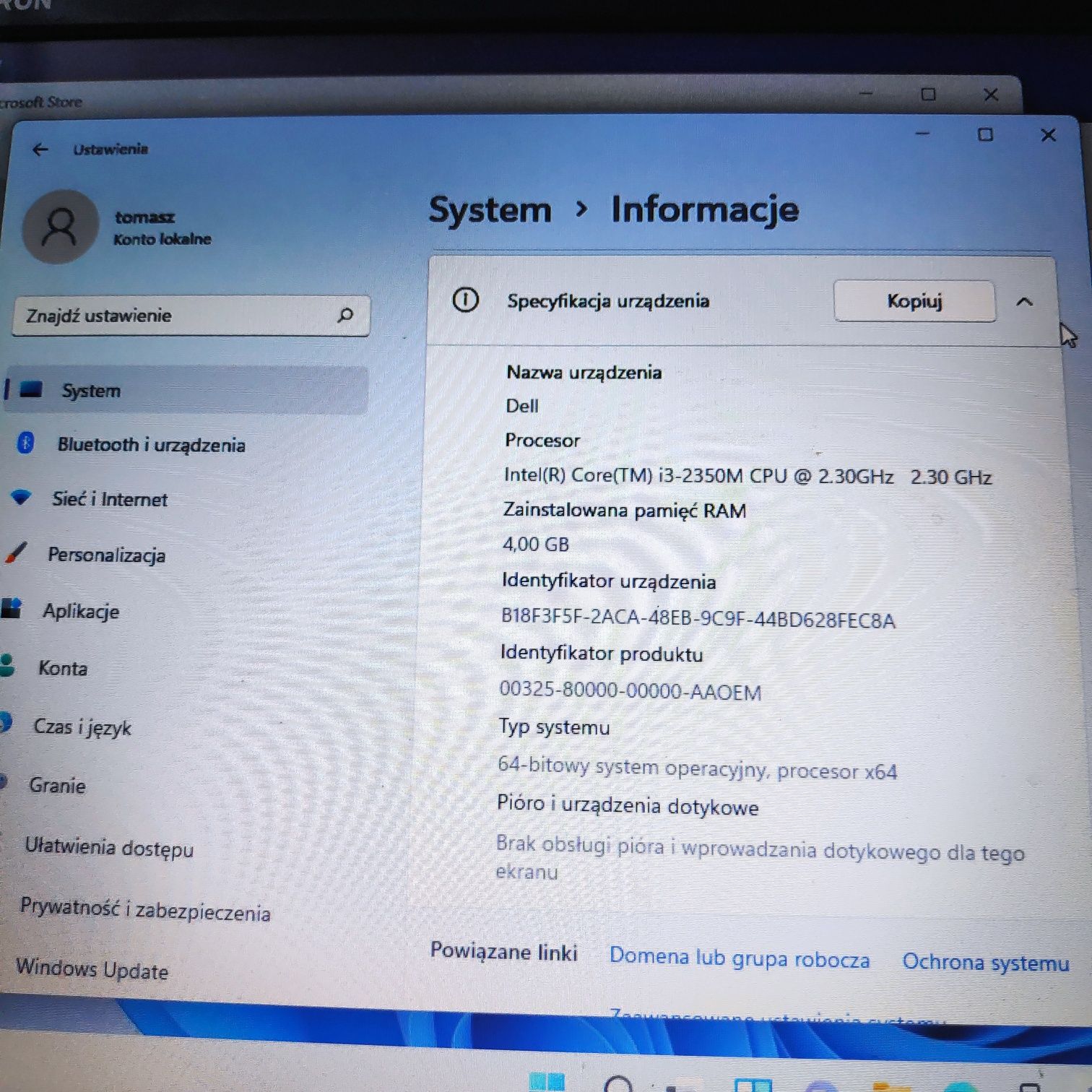 Części Laptopy Dell Inspiron 5110 zainteresowany DZWOŃ