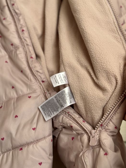 Комбінезон для дівчинки сердечка GAP оригінал 3-6 міс зимовий