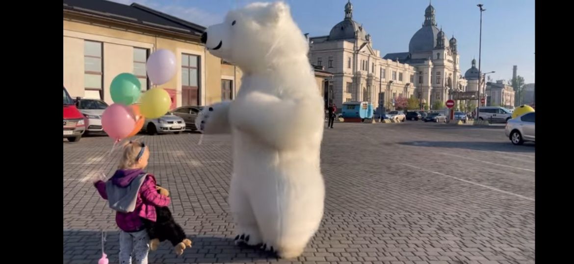 Привітання Мішкою,поздоровлення медведем.