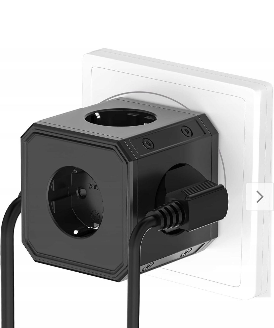 Kostka do gniazdka elektrycznego, bez kabla q5 max 10a 2500w