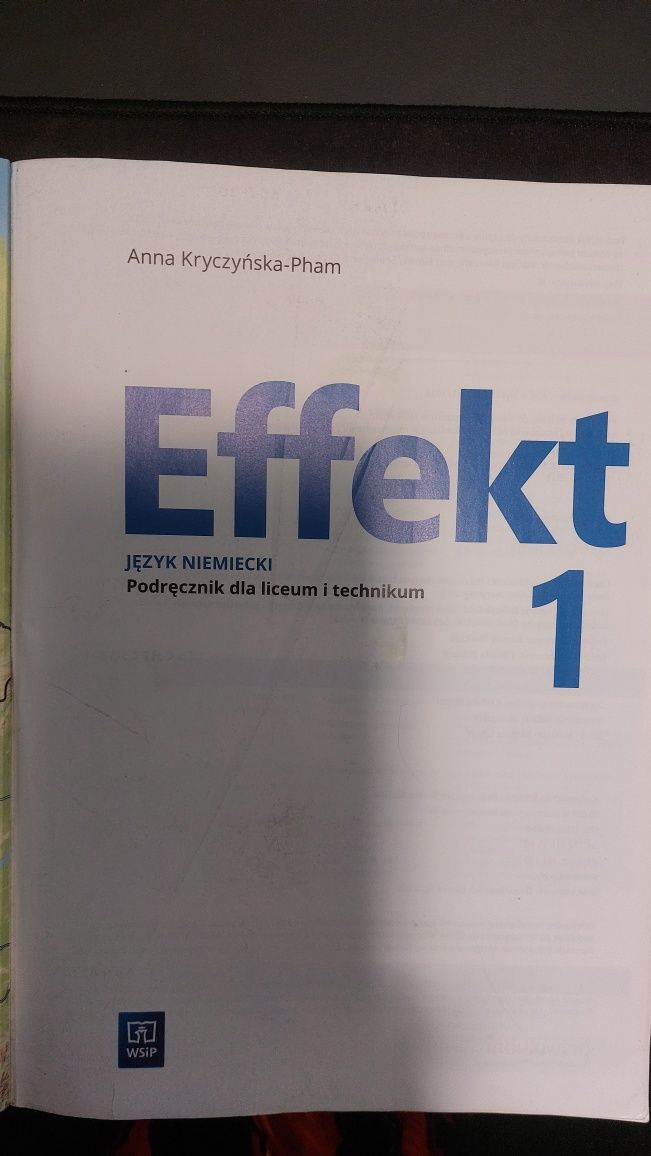 Podręcznik Effekt 1 do j.Niemieckiego