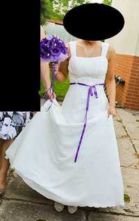 przepiękna suknia ślubna Egipt rozmiar 36 (38) kolor Ivory