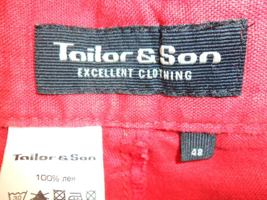 Мужские льняные брюки TAILOR & SON