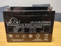Акумулятор для ДЖБ LEOCH LPL12-26 (12v26AH)