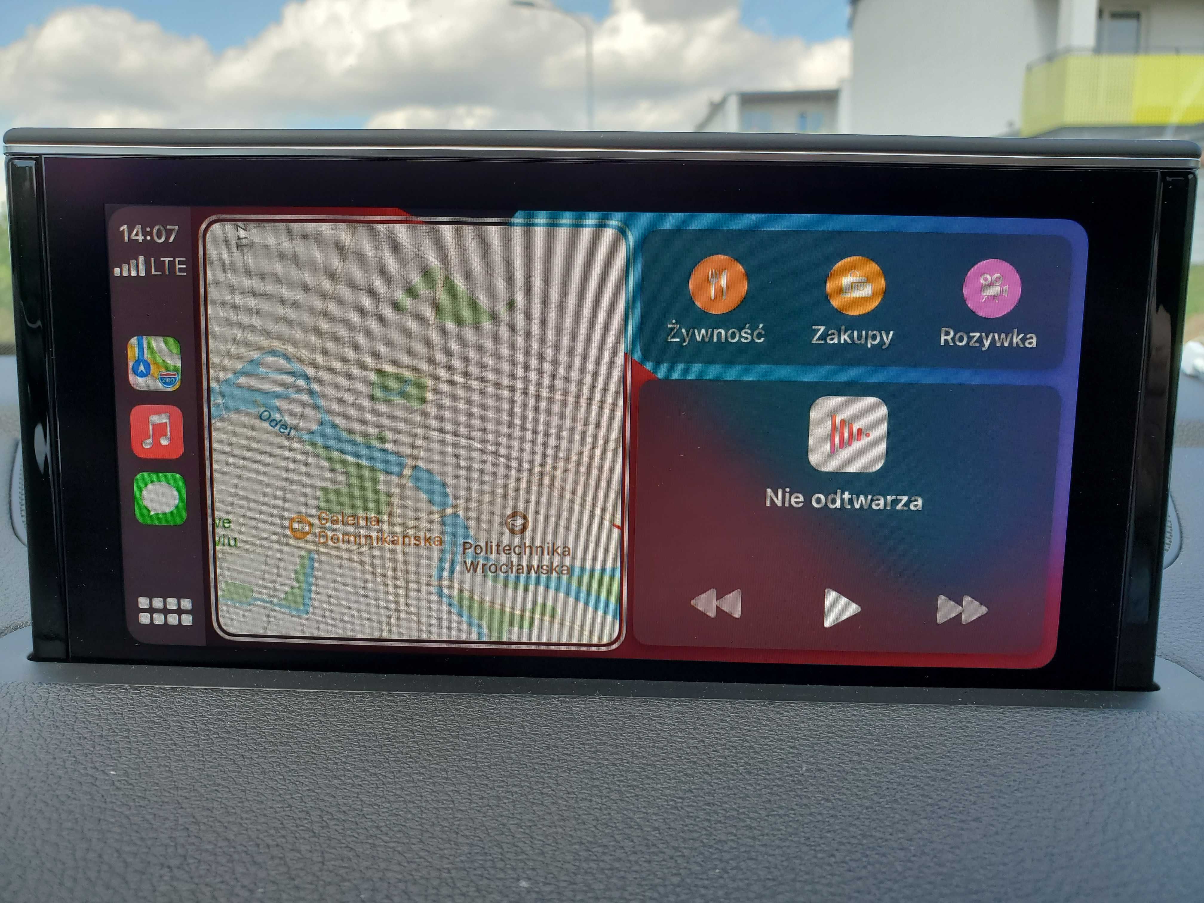 VW Skoda Seat Audi Aktywacja CARPLAY Android Auto NAWIGACJA Mapa 2024