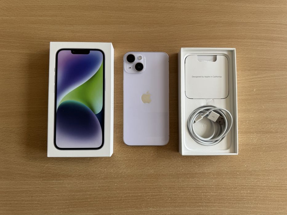 iPhone 14 | Stan Idealny | Dowód Zakupu | Purple | 128GB | Warszawa |