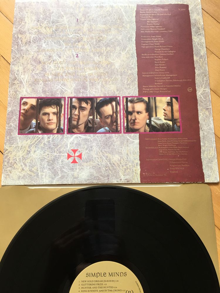 SIMPLE MINDS new gold dream EX+ UK 1st press