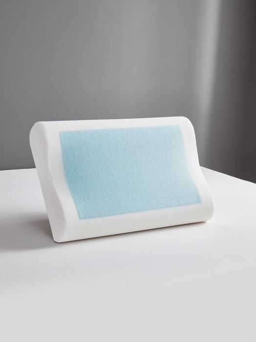 Profilowana poduszka z pamięcią kształtu żelem do spania żel chłodząca