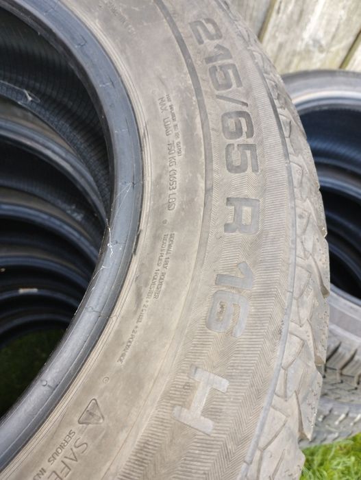 2-4 szt opon215/65r16 uniroyal bieżnik ok 6,5-7mm,outlander