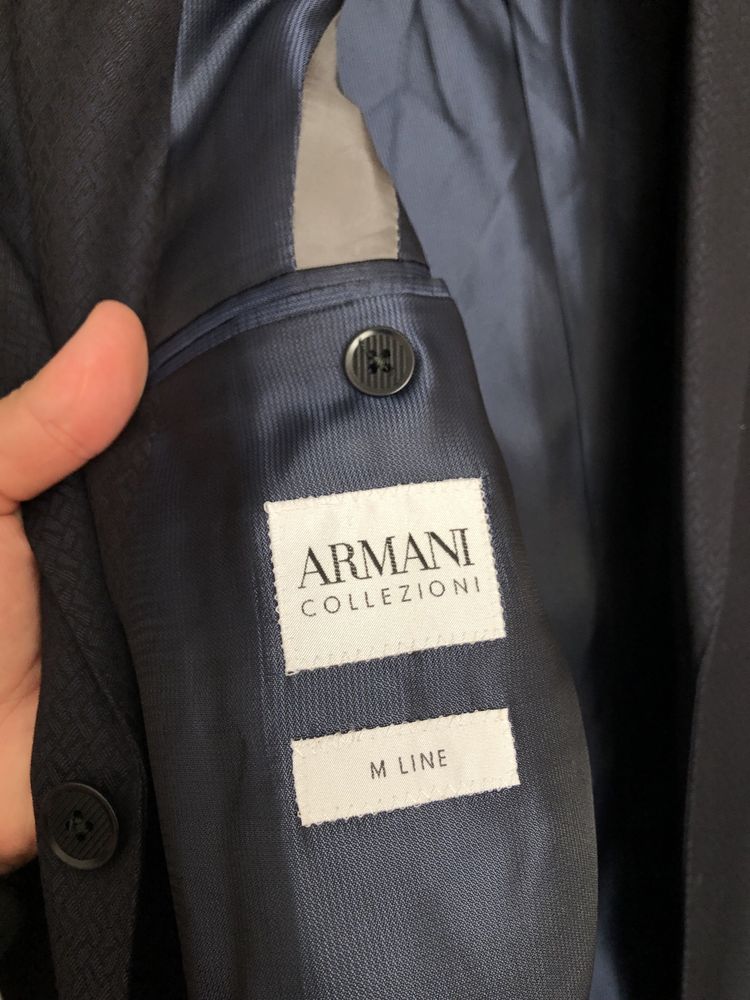 Armani Collezioni M Line шерстяний піджак/блейзер/костюм/Kiton/Brioni