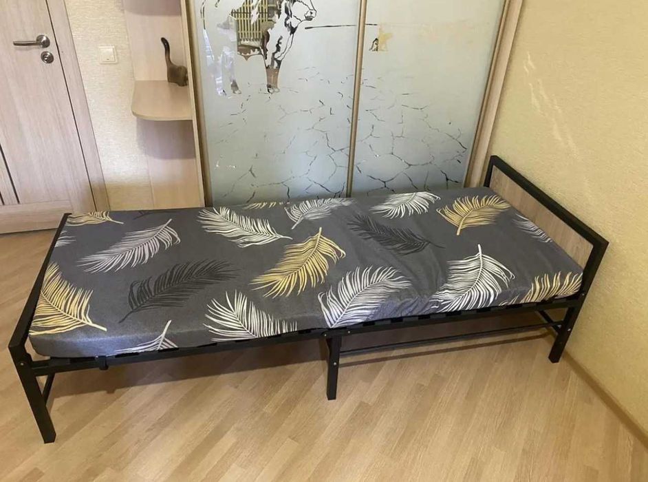 Розкладне Ліжко Розкладачка з матрасом переносная кровать раскладушка