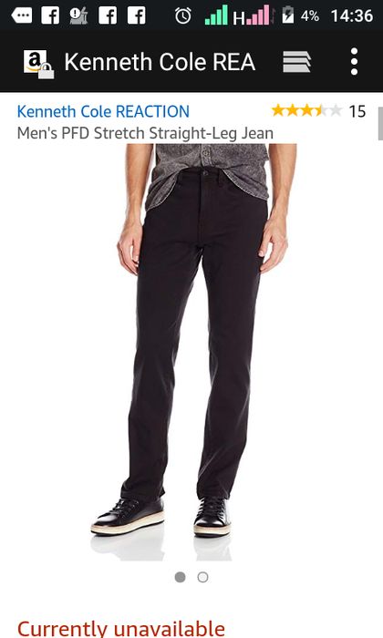 Нові чоловічі джинсы оригінал Straight Leg kenneth cole