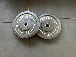 Discos bumper 2x15Kg