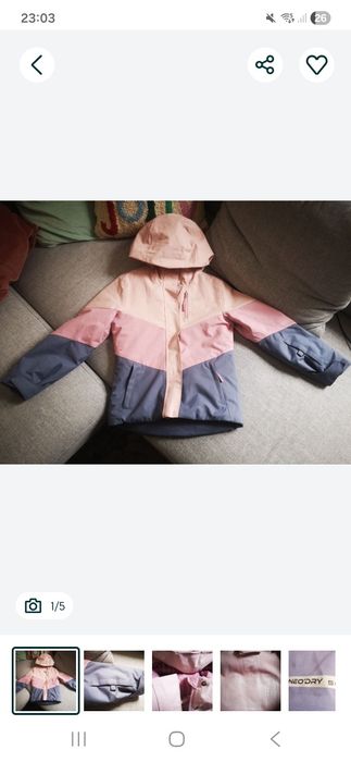 Kurtka narciarska 4F dziewczęca NEODRY 5000