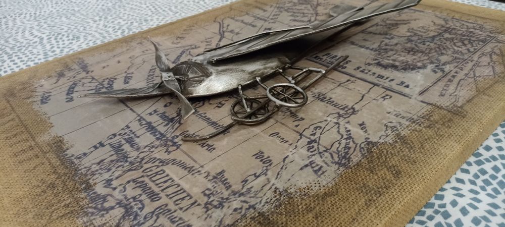 Quadro de Avião com relevo