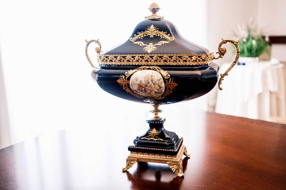 Mignon Limoges - 5 peças decoradas à mão