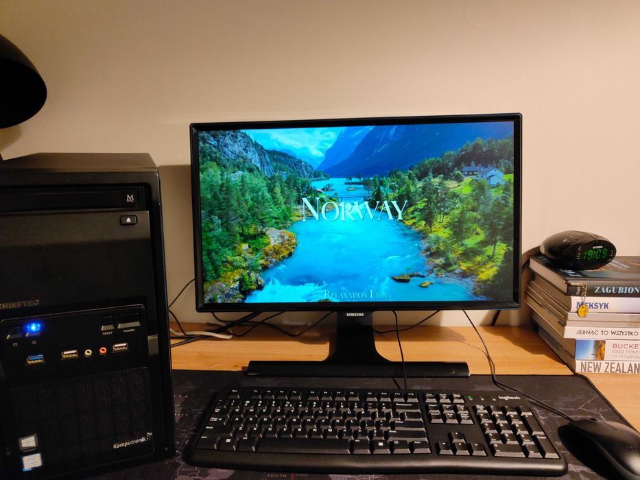 Zestaw komputer gamingowy i5 monitor Samsung FullHD 24" SSD WINDOWS 11