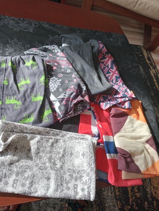 7 cienkich bawełnianych komin szalik