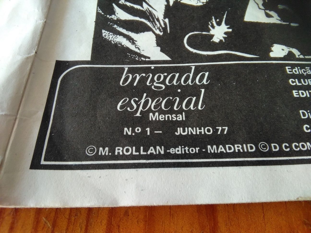 BD - Sèrie Brigada Especial - N. 1