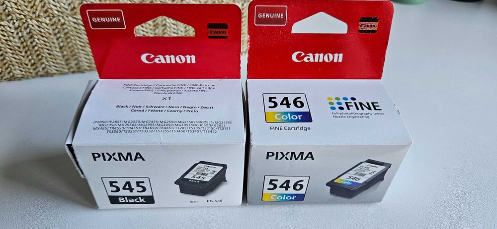 Tusz canon pixma 546 color i czarny