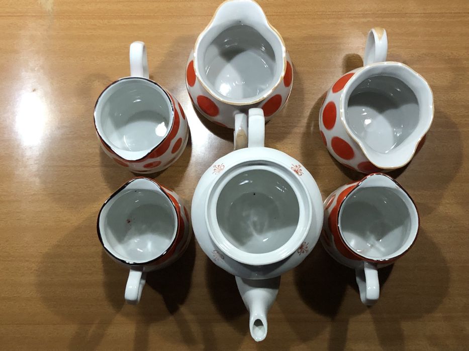 Новый Чайный набор из заварника и чашек