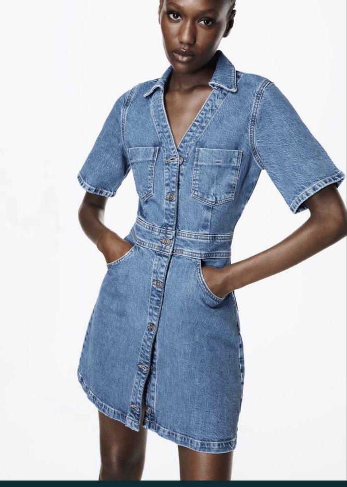 Джинсовий сарафан Zara s