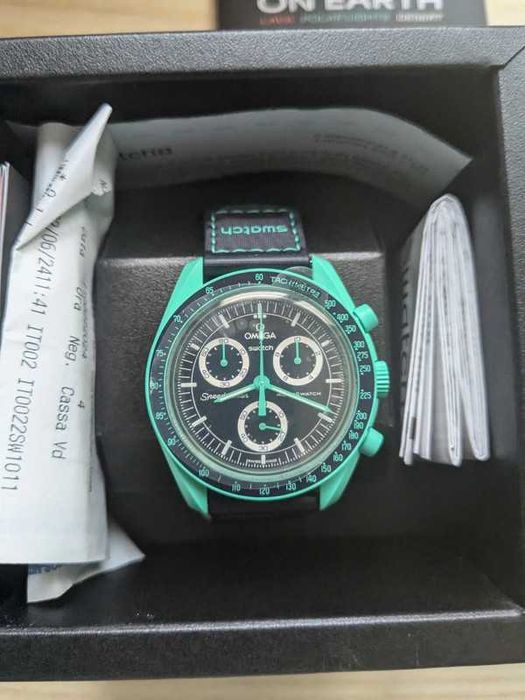 Omega x Swatch SO33L103 Polar Light - Limitowana Seria