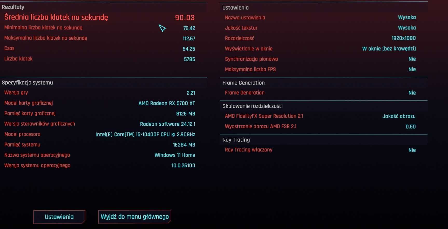 Świetny, superszybki i wydajny komputer do gier i5 x12/16DDR4/RX5700XT