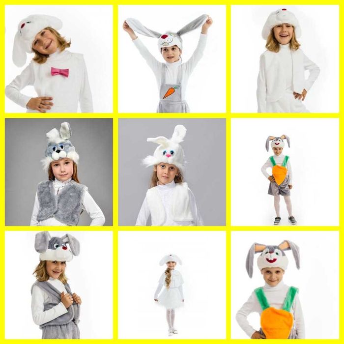 Прокат костюм зайчик заяц заєць зайка кролик