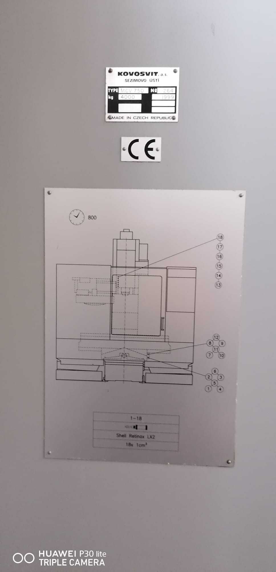 Máquina CNC MAS MCV 750