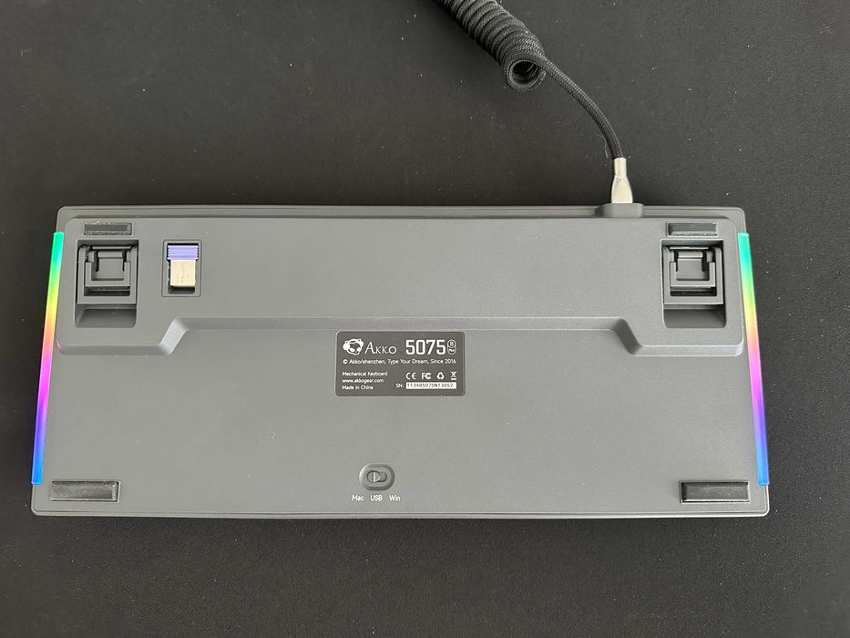 Механічна клавіатура Akko 5075B Plus Dracula HotSwap