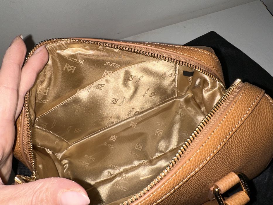 KAZAR toeebka skórzana camel brąz nowa