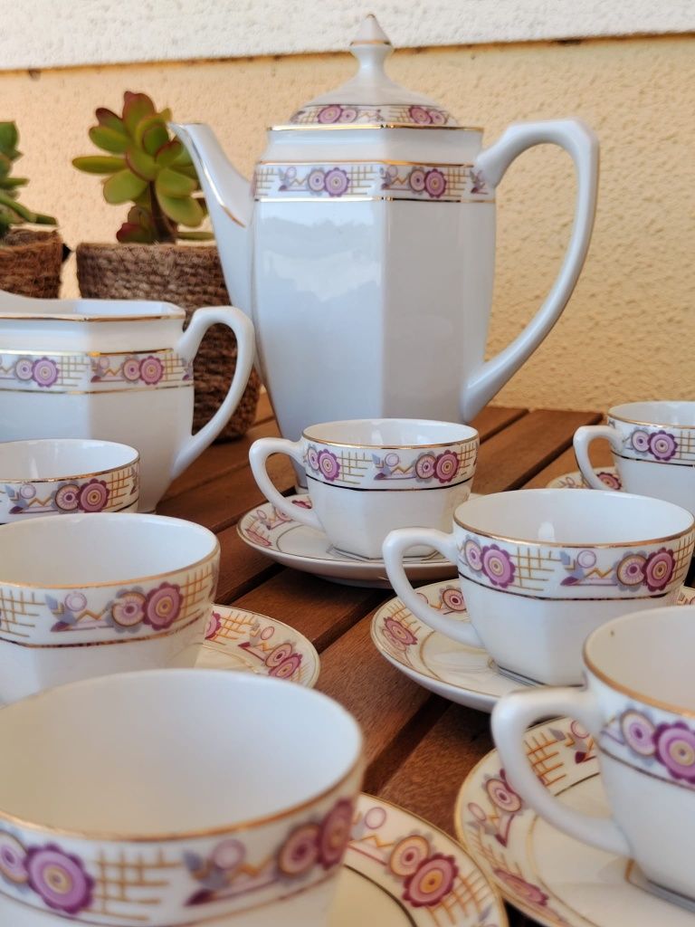 Conjunto de café, como novo.