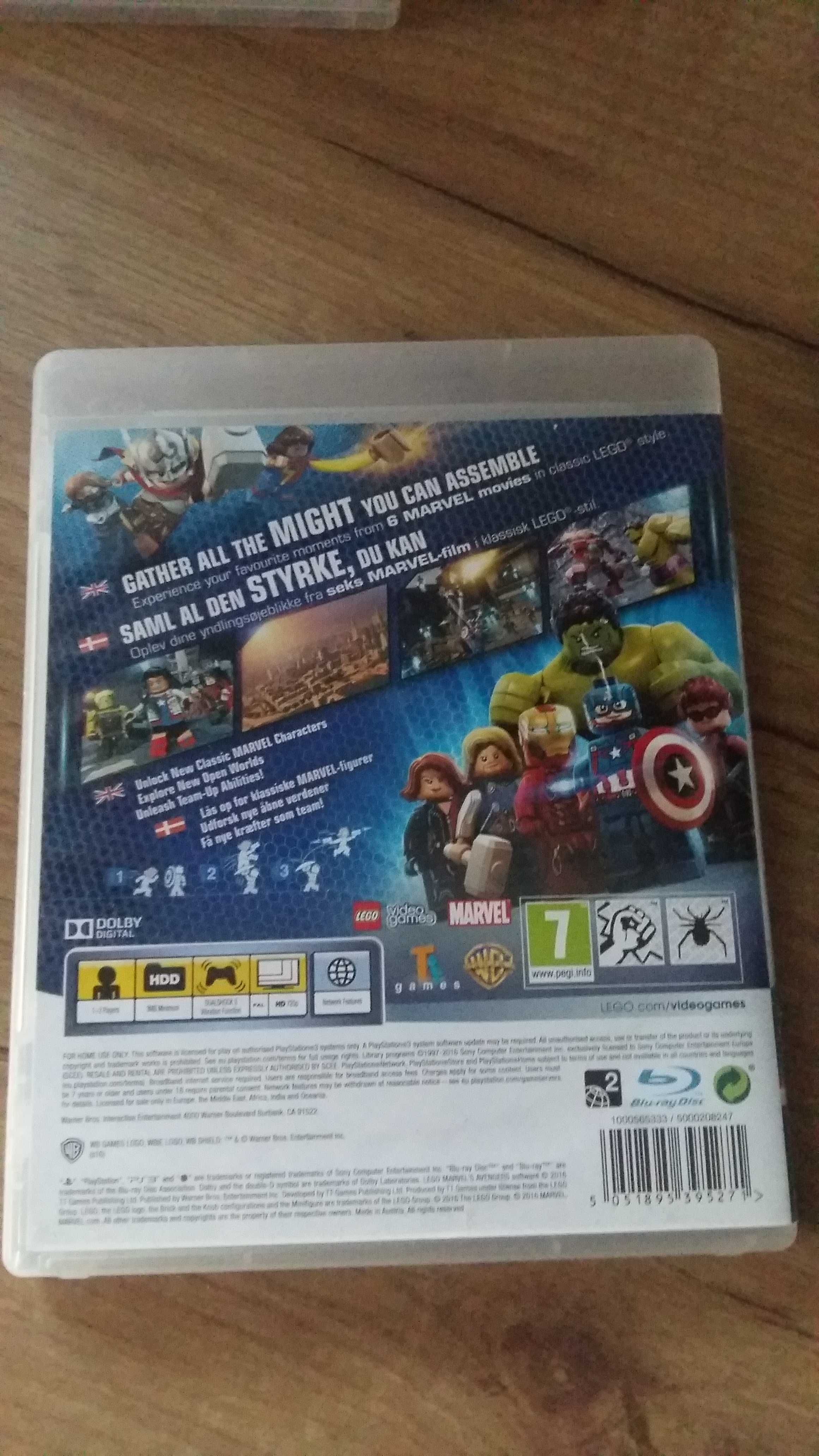 Gra na Pleystation 3 Lego Avengers Marwel.