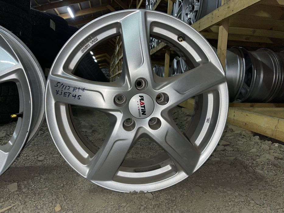 Диски німецькі PLATIN 5/112 R17 7J ET45 підходять на E golf