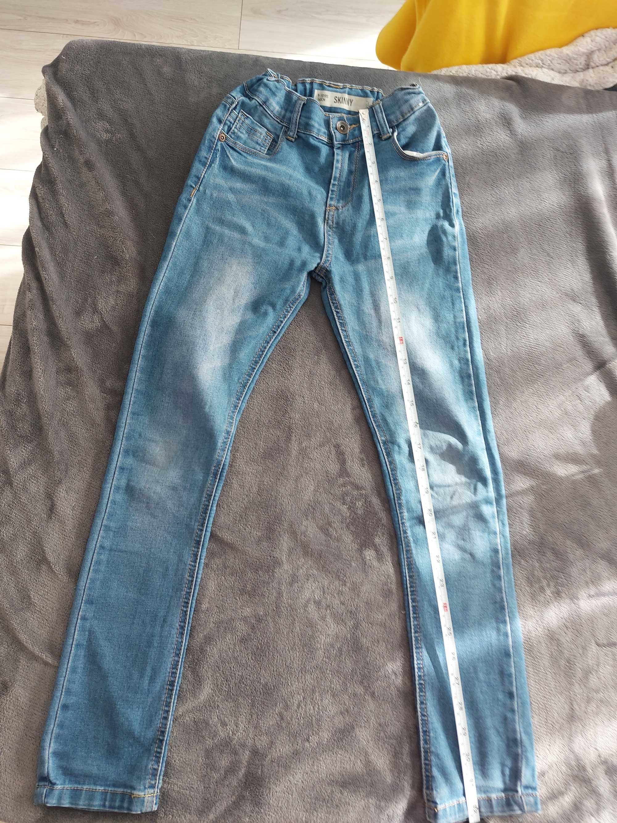 Spodnie jeans strecz Skinny dla chłopaka 9-10lat, rozmiar 140