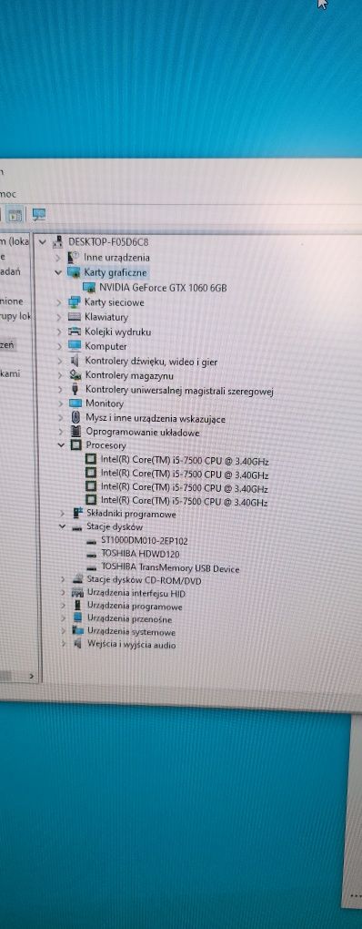 Komputer stacjonarny do gier i programów graficznych - Geming