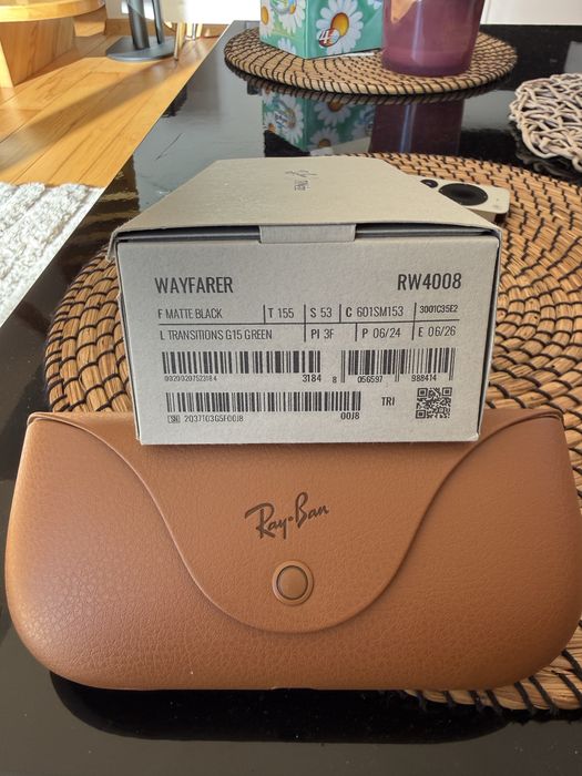 Smart okulary z AI, kamera i fotochromem, Ray-Ban Meta Wayfarer RW4008