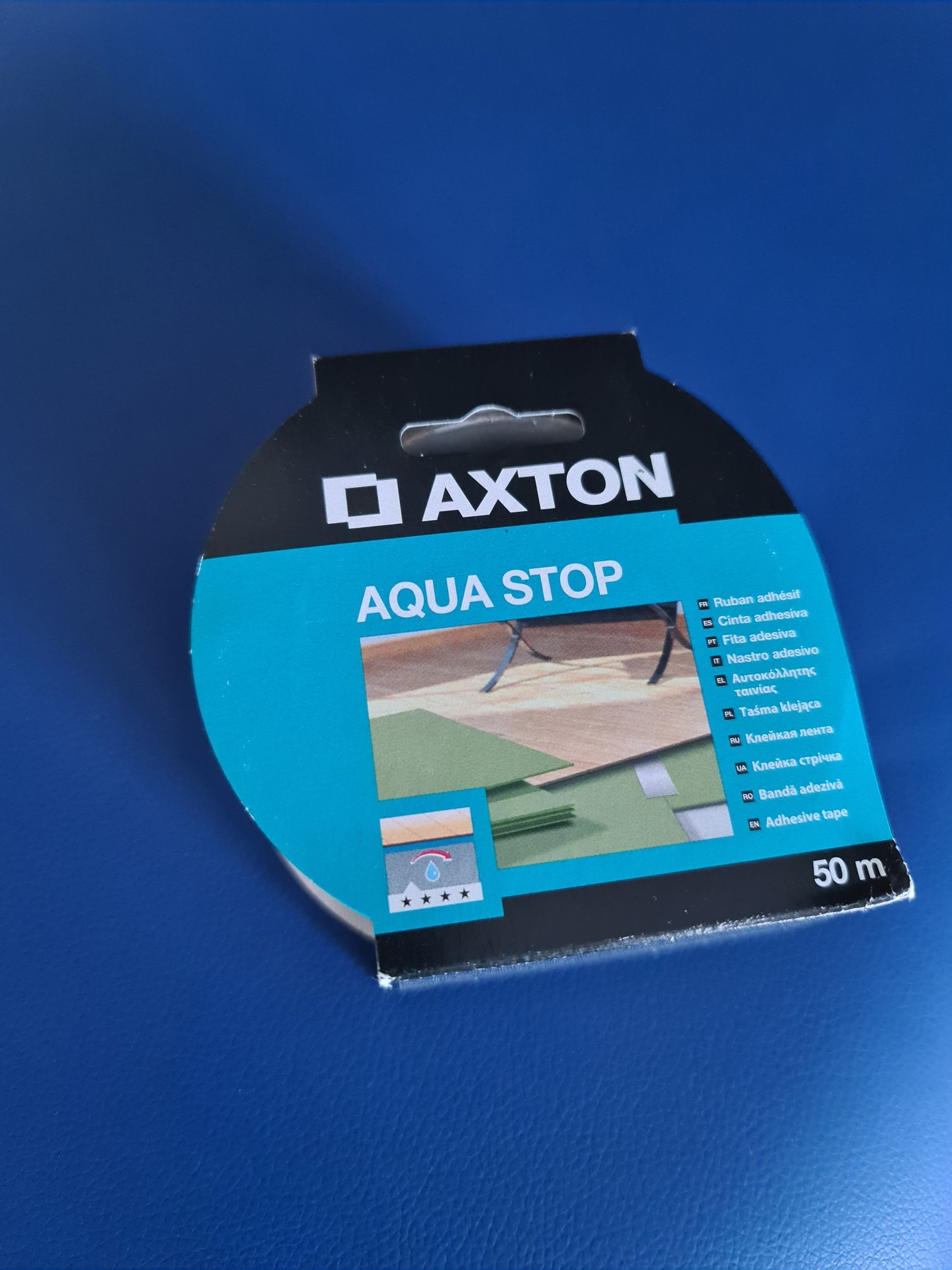 Fita adesiva aqua stop para chão flutuante