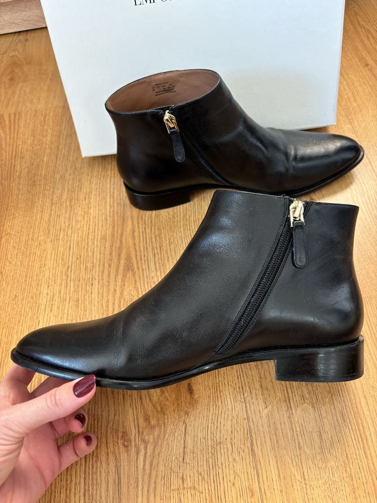 Emporio Armani / botki / sztyblety / roz. 40 / skóra naturalna