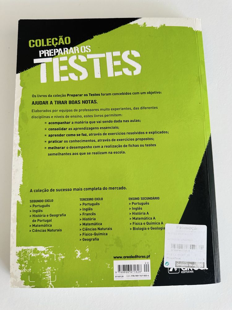 Preparar os Testes Biologia e Geologia 11.º ano